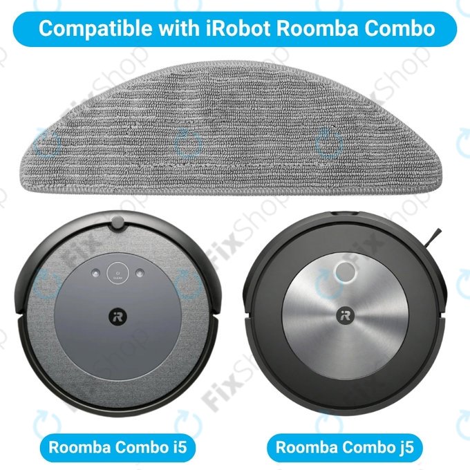Krpa za brisanje, 2 kos za iRobot Roomba Combo i5, j5