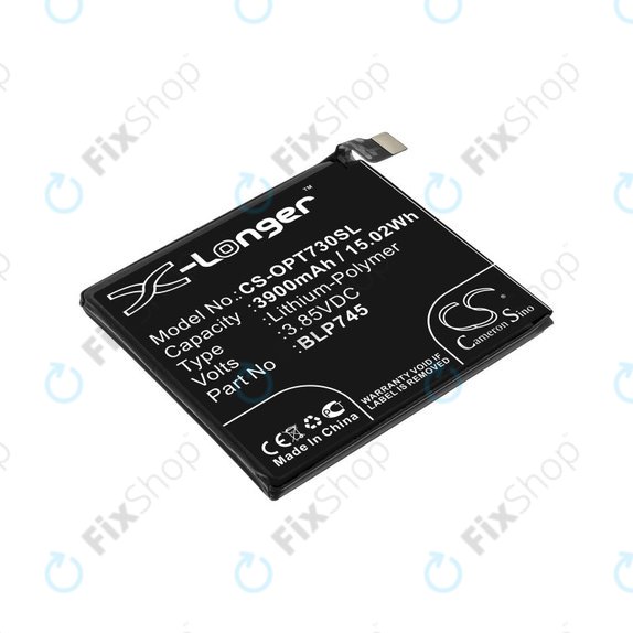 Baterija za OnePlus 7T Pro, 3900mAh, Li-Pol, 3.85 V, BLP745, HQ