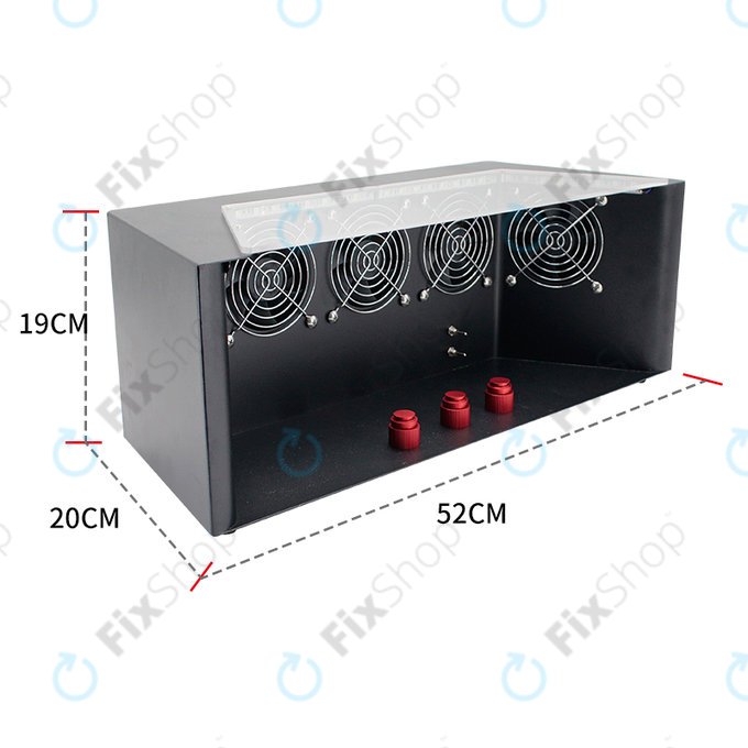 Delovna miza brez prahu za popravila