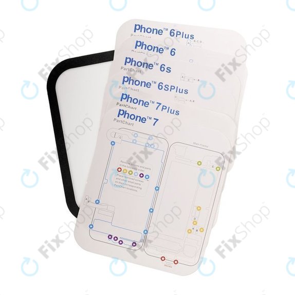 Magnetni organizator z vijaki s shemo (iPhone 6 - 11 Pro Max)
