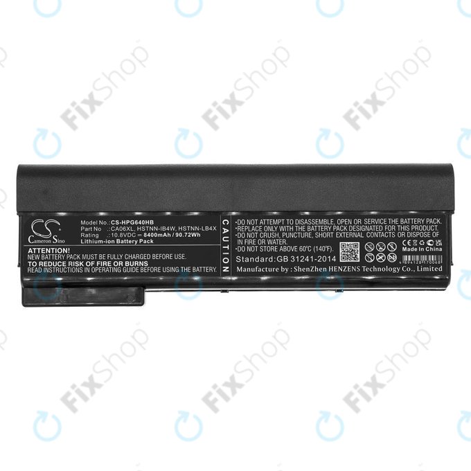 Baterija za HP ProBook 640 G1, 650 G1, 655 G1, 645 G1, 8400mAh, Li-Ion, 10.8V, CA06XL, HQ