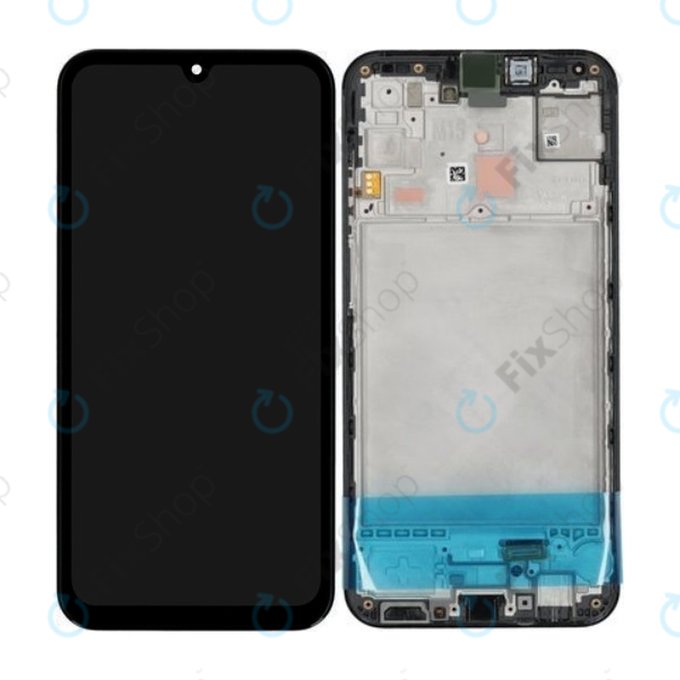 Samsung Galaxy M15 M156B - LCD zaslon + steklo na dotik + okvir (Grey) - GH82-34683A Genuine Service Pack
