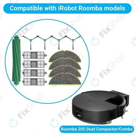 iRobot Roomba 205 Dust Compactor, DustCompactor Combo - Celoten komplet