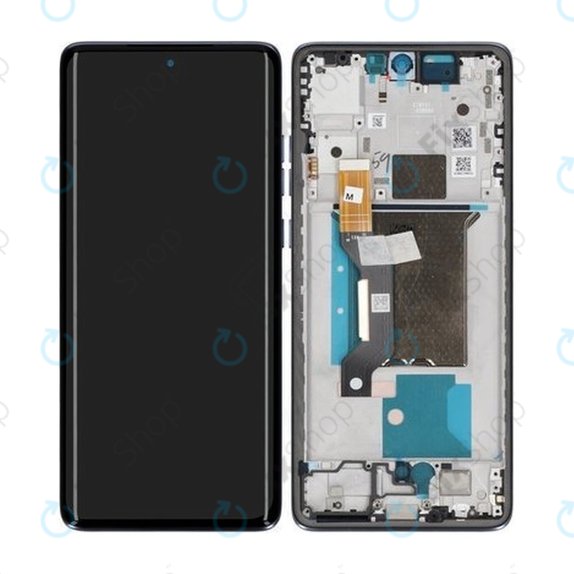 Motorola Edge 60 Fusion - LCD zaslon + steklo na dotik + okvir (Slipstream) - 5D68C29878 Genuine Service Pack