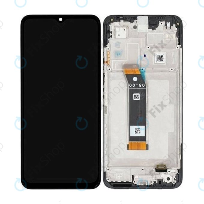 Xiaomi Poco M5, Redmi 10 5G - LCD zaslon + steklo na dotik + okvir (Black) - 560001L19C00 Genuine Service Pack