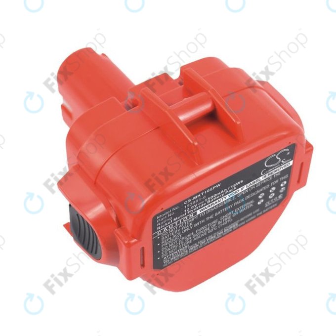 Baterija za Makita 1050, 1500mAh, Ni-MH, 12V, 192598-2, 193981-6, HQ