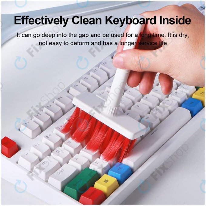 Večnamenska čistilna krtača + čistilno pero + izvleček ključev