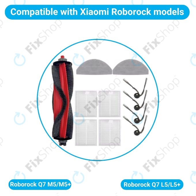 Xiaomi Roborock Q7 M5, Q7 M5+, Q7 L5, Q7 L5+ - Celoten komplet