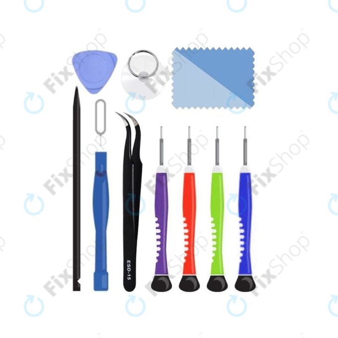 FixPremium - Celoten komplet orodij za sestavljanje mobilnega telefona 11 v 1