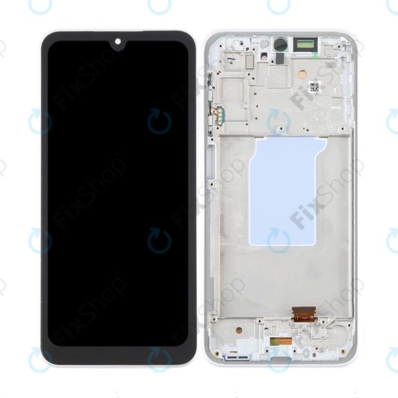 Samsung Galaxy A26 A266E - LCD zaslon + steklo na dotik + okvir (White) OLED