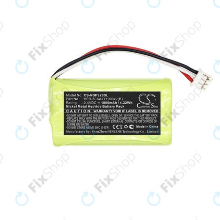Baterija za Nvidia P2920, Nvidia Shield Game Controller, 1800mAh, Ni-MH, 2.4V, HFR-50AAJY1900x2(B), HQ