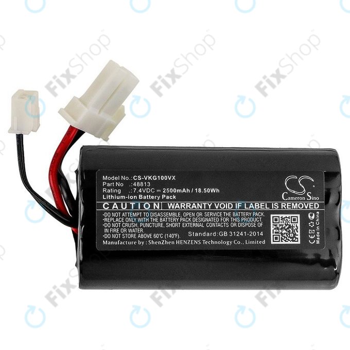 Vorwerk Kobold VG100 - Baterija 48813 Li-Ion 7.4V 2500mAh HQ