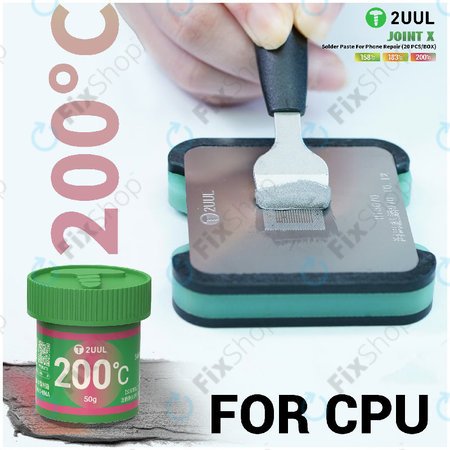 Spajkalna pasta, visokotemperaturna, 2UUL FS200, (200C)