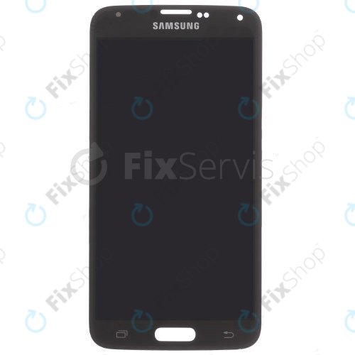 Samsung Galaxy S5 Mini G800F - LCD zaslon + steklo na dotik (Charcoal Black) - GH97-16147A Genuine Service Pack