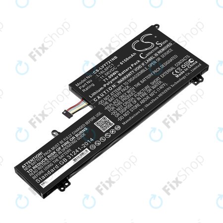 Baterija za Lenovo Yoga 720-15, 6150mAh, Li-Pol, 11.56V, L16L6PC1, HQ