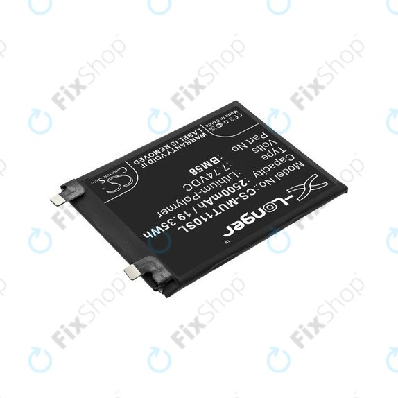 Baterija za Xiaomi 11T Pro, 2500mAh, Li-Pol, 7.74 V, BM58, HQ