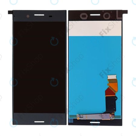Sony Xperia XZ Premium Dual G8142 - LCD zaslon + steklo na dotik (Deepsea Black) TFT