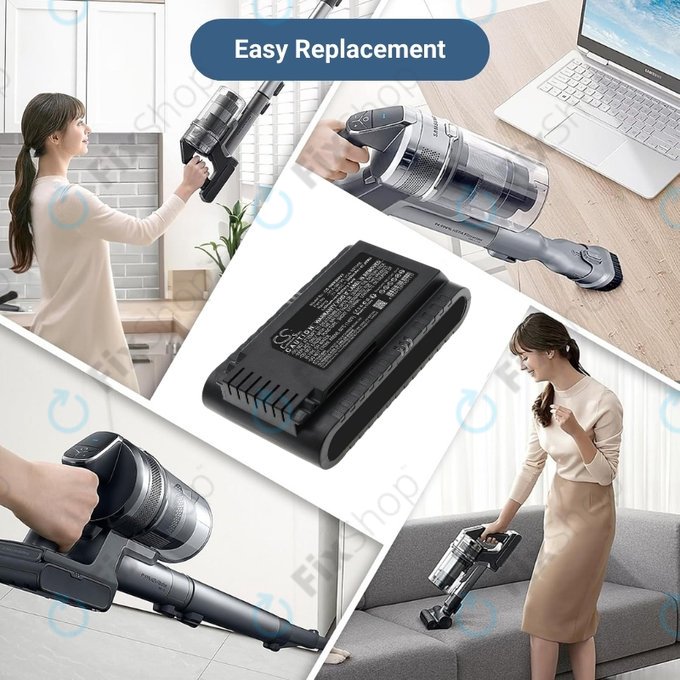 Samsung Jet 75, 75 Multi, 75 Premium, VS70, 90, VS9000 - Baterija VCA-SBT90, VCA-SBT90E, DJ96-00221A Li-Ion 21.6V 2000mAh HQ