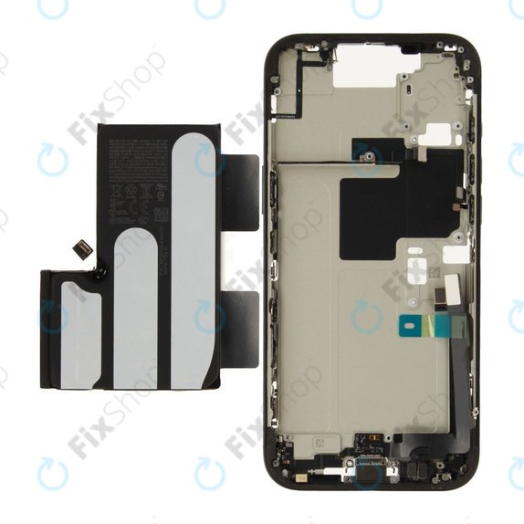 Srednji okvir z baterijo za iPhone 16 Pro Max | Black Titanium | ZD076-00693 | Genuine Apple