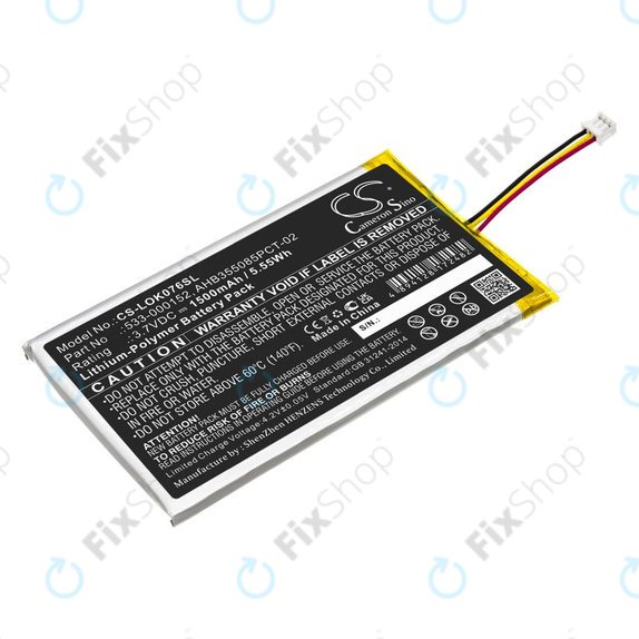 Baterija za Logitech G913, G913 TKL, G915, G915TKL, 1500mAh, Li-Pol, 3.7V, 533-000152, HQ