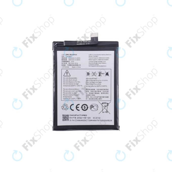 TCL 10L T770B T770H - Baterija TLp038D7 4000mAh