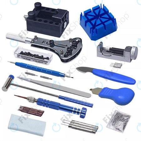 Komplet urarskih orodij za popravilo ur - 185 kos