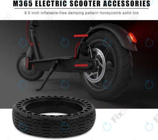 Xiaomi Mi Electric Scooter 1S, 2 M365, Essential, Pro, Pro 2 - Vzdržljiva polna pnevmatika brez zračnic (Tip 2) (Black)