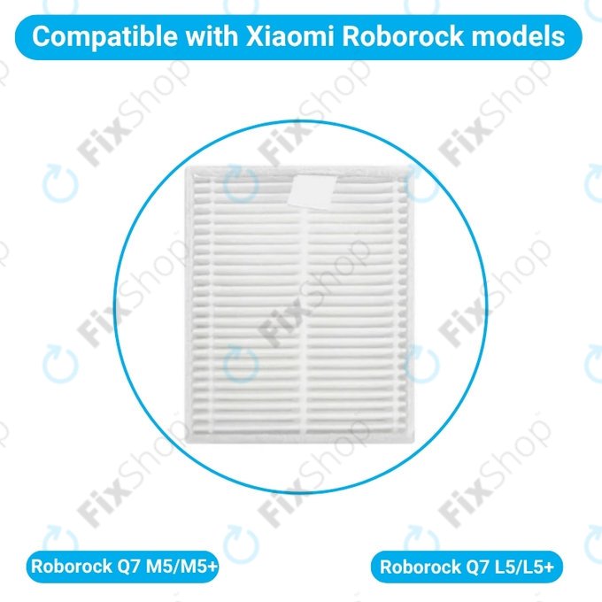 Filter za prah, 2 kos za Xiaomi Roborock Q7 M5, Q7 M5+, Q7 L5, Q7 L5+