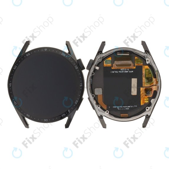 Huawei Watch GT 3 46mm JPT-B19 - LCD zaslon + steklo na dotik + okvir (Black)