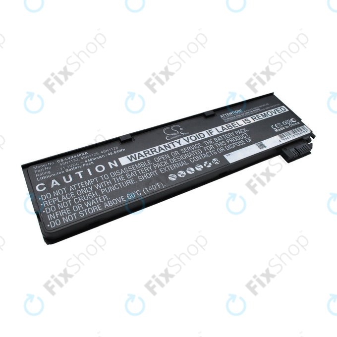 Baterija za Lenovo ThinkPad X240, X250, X260, S440, T440, T550, T560, 4400mAh, Li-Ion, 11.1V, 45N1132, HQ