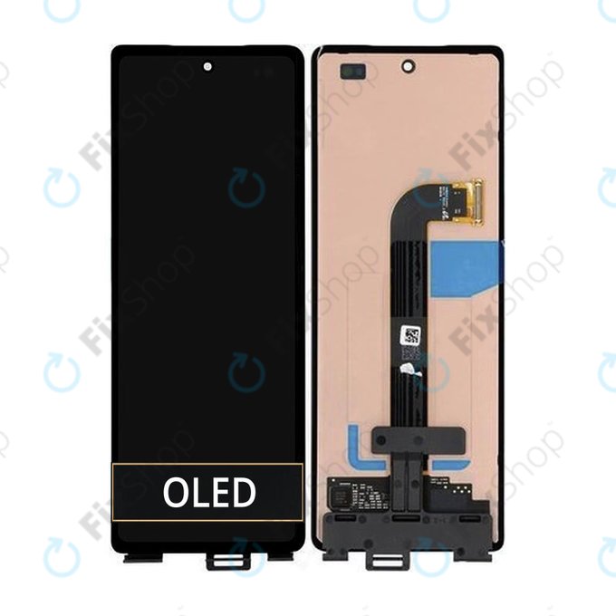 Samsung Galaxy Z Fold 2 F916B - LCD zaslon + steklo na dotik (zunanji) - GH82-23943A, GH82-24024A Genuine Service Pack