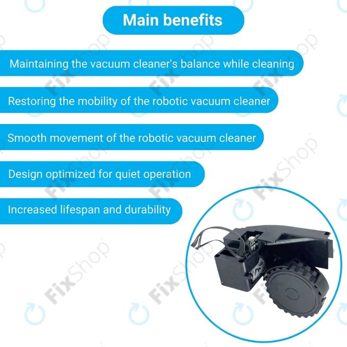 Roidmi EVE Plus - Kolo z Motorjem (Levo) (Črna)