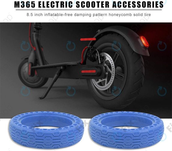 Xiaomi Mi Electric Scooter 1S, 2 M365, Essential, Pro, Pro 2 - Vzdržljiva polna pnevmatika brez zračnic (Tip 1) (Blue)