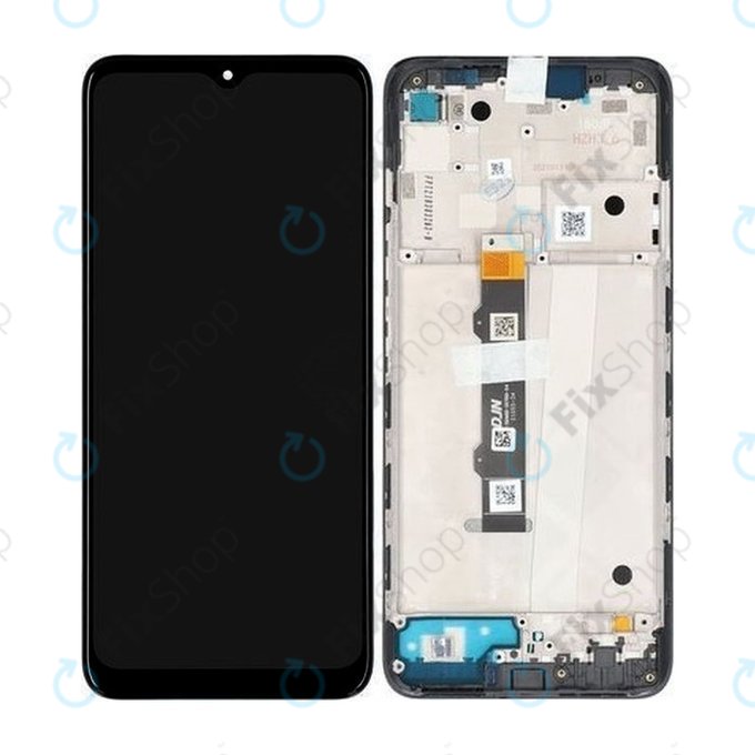 Motorola Moto G50 XT2137 - LCD zaslon + steklo na dotik + okvir (Steel Grey) - 5D68C18403 Genuine Service Pack