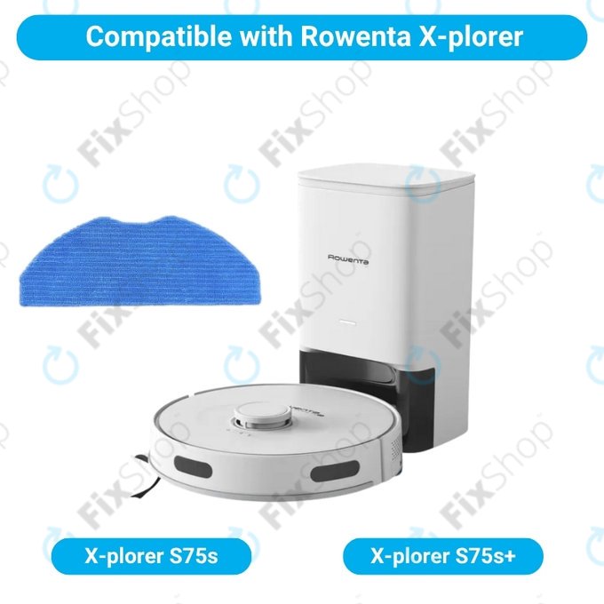 Krpa za brisanje, 2 kos za Rowenta X-plorer S75s, S75s+