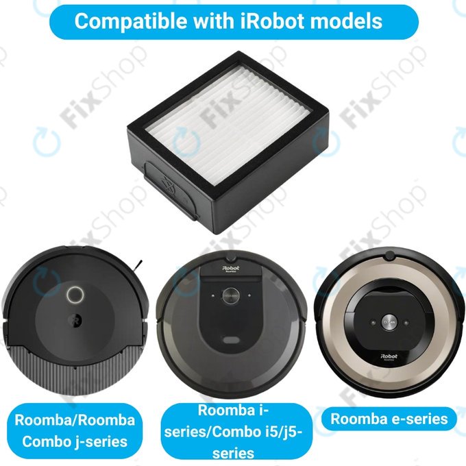 iRobot Roomba e-series, i-series, j-series - HEPA filter (3 kosi)