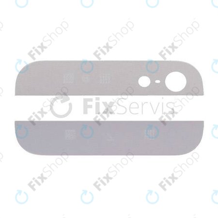 Apple iPhone 5 - zadnje steklene letve (bele)