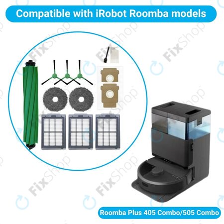 iRobot Roomba Plus 405 Combo, 505 Combo - Celoten komplet