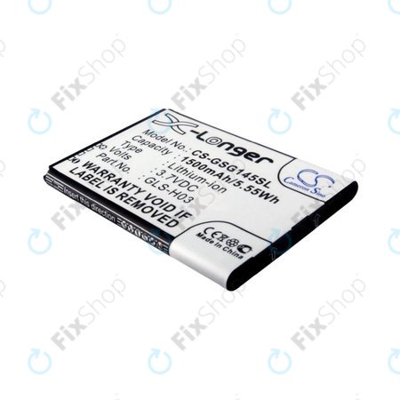 Baterija za Gigabyte GSmart G1345, 1500mAh, Li-Ion, 3.7V, GLS-H03, HQ