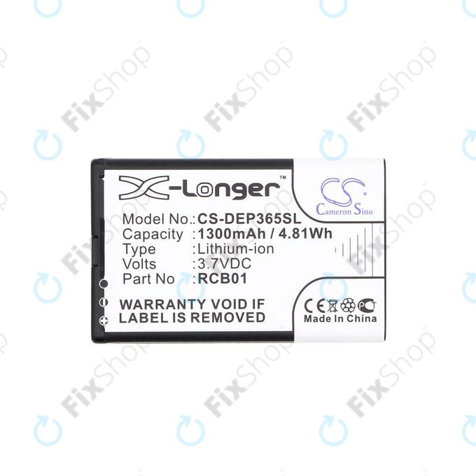 Baterija za Doro Primo 365, 1300mAh, Li-Ion, 3.7V, RCB01, HQ