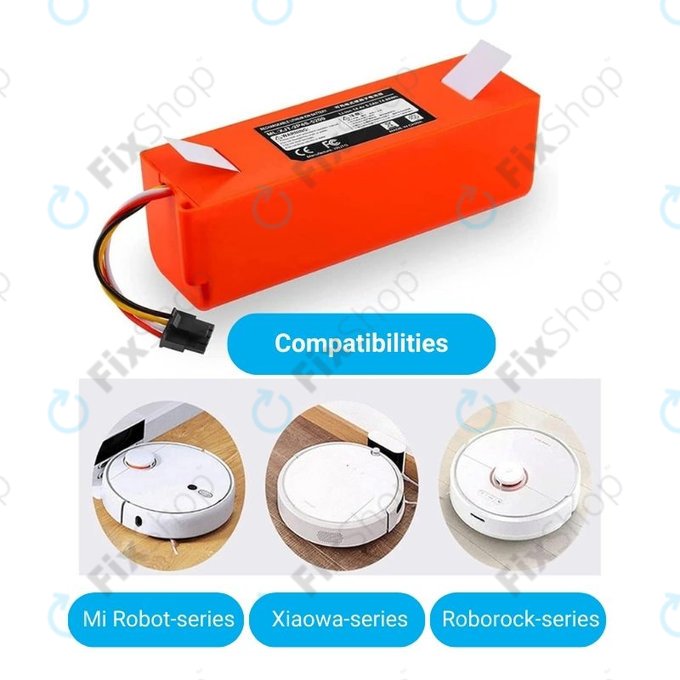 Xiaomi Roborock-series, Mi Robot Vacuum Mop 1S, Xiaowa-series - Baterija BRR-2P4S-5200 Li-Ion 5200mAh