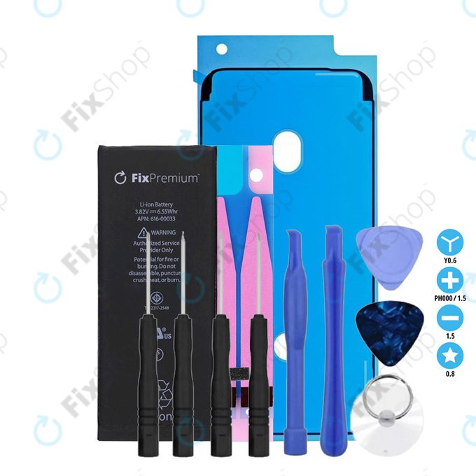 Apple iPhone 6S - Baterija  1715mAh FixPremium + Lepilo pod baterijo + Lepilo za LCD + Set orodij - Multipack