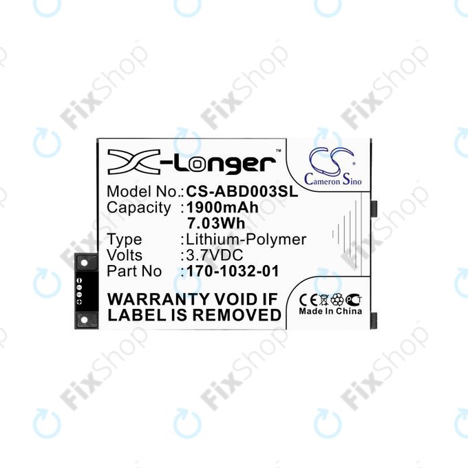 Amazon Kindle 3, 3 Wi-fi, 3G, Graphite - Baterija 170-1032-01, S11GTSF01A 1900mAh HQ