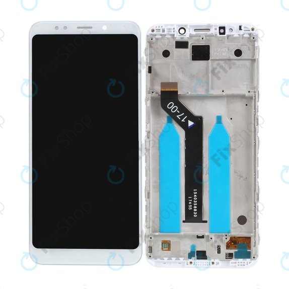 Xiaomi Redmi 5 Plus (Redmi Note 5) - LCD zaslon + steklo na dotik + okvir (White) TFT