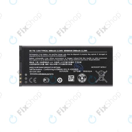 Microsoft Lumia 950/950 LTE, 950 Dual - Baterija BV-T5E 3000mAh