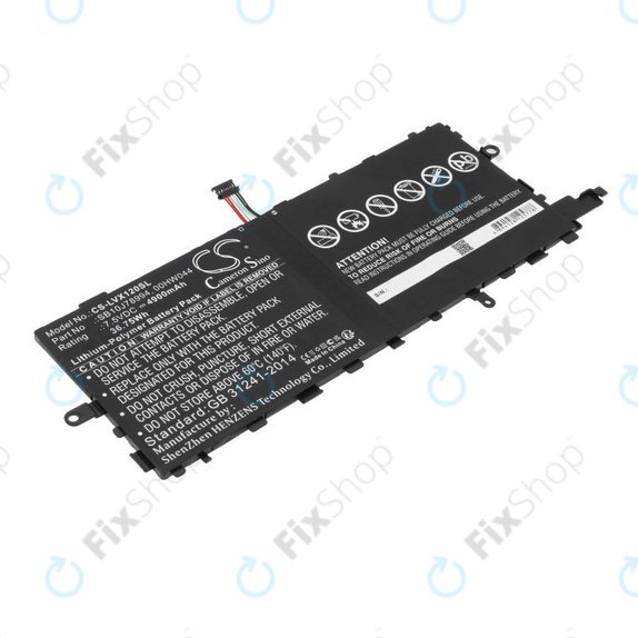 Baterija za Lenovo Thinkpad X1 Tablet, 4900mAh, Li-Pol, 7.5V, SB10J78994, HQ