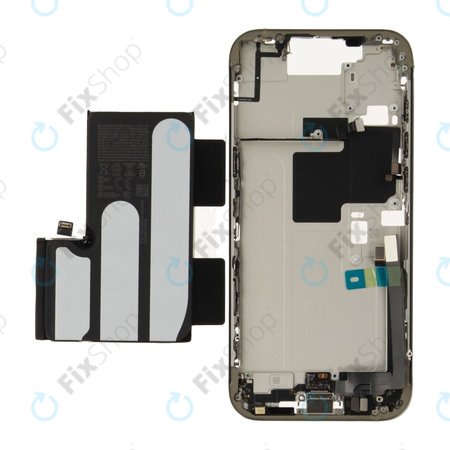 Srednji okvir z baterijo za iPhone 16 Pro Max | Natural Titanium | ZD076-00696 | Genuine Apple