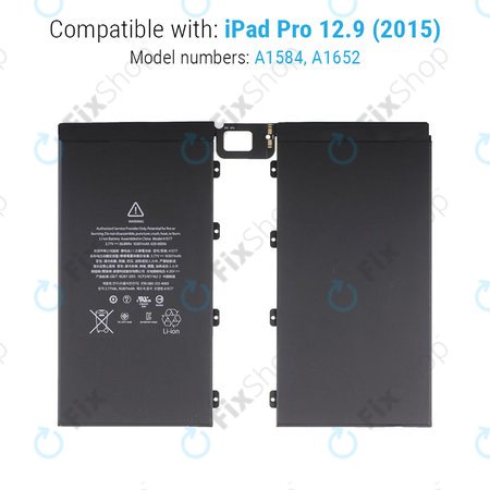 Apple iPad Pro 12.9 (1st Gen 2015) - Baterija 10307mAh