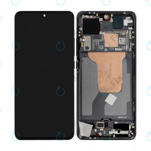 Xiaomi 12 2201123G 2201123C - LCD zaslon + steklo na dotik + okvir (Black) OLED