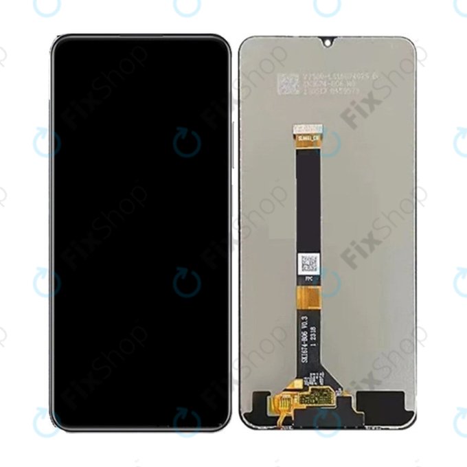 Realme C51 - LCD zaslon + steklo na dotik TFT